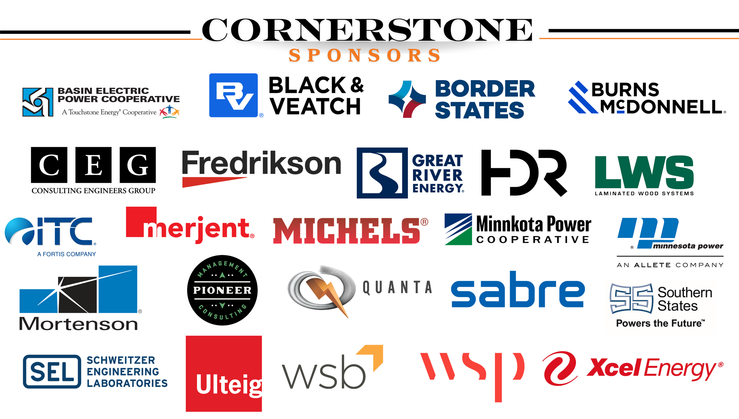 Cornerstone Sponsors